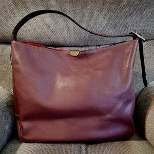Coach 1941 Bedford Hobo bag in Oxblood.